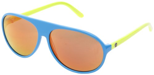 Sonnenbrille Von Zipper Rockford Cyan Yellow lunar chrome