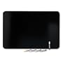 QRTS513 - Black Melamine Mark N Wipe Dry Erase Marker Board