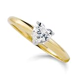 Diamond Heart Solitaire 1/2ct