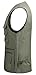 OlympinA Men's Travels Sports Jacket Coat Vest(US 2XL (Asia 5XL),Army Green)