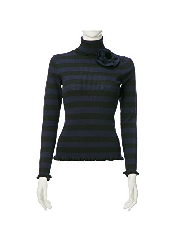 (トゥー ビー シック) TO BE CHIC シルクカカシミヤ混リブタートルニット W5N11457__