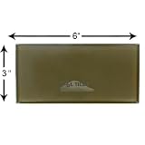 Dimensions 3" x 6" subway chocolate loose glass tile