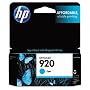 Original HP 920XL Cyan Officejet Ink Cartridge in Retail Packaging
