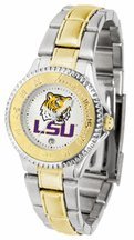 Louisiana State (LSU) Tigers Competitor Ladies Watch with Two-Tone Band