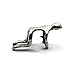 DDU(TM) 1Pc Silver- Unisex Cool Climbing Man Shape Cartilage Clip Ear Cuff