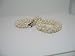 HinsonGayle Triple Strand White Dancing Pearl Torsade Necklace