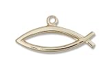 14K Gold Fish Medal