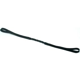 Black Leather Braided Pocket Watch Fob Key Holder New