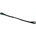 Black Leather Braided Pocket Watch Fob Key Holder New