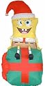 Inflatable Holiday SpongeBob SquarePants