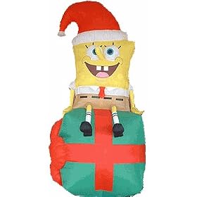 Inflatable Holiday SpongeBob SquarePants