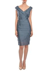 Acetate/Organza/Silk Tiered  Dress