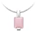 Kit Heath Sterling Silver 90Bapo Womens Pink Cubic Zirconia Pendant + Chain