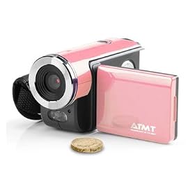 ATMT DVC3060PK Digital Video Camcorder with 1.5-Inch Color TFT Screen, 3 Mega Pixel interpolated to 5 MP 