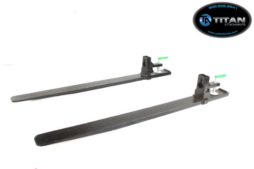 HD Forged Clamp on Pallet Forks for tractor or skid steer loaders buckets On Sale