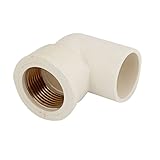 xcell パイプコネクタ　チューブ継手　エルボーコネクタ継手　パイプコネクタ　直角　PVC-U　オスネジ