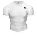 Quick drying Under Armour HeatGear Full T-Shirt - White
