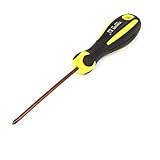 uxcell プラスドライバー　ドライバー　3mmヘッド滑り止め　磁気プラスドライバー　ハンドル　ブラック