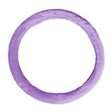Car, 4x4, MPV Lilac Fluffy Universal Steering Wheel Cover