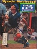 Jerry Grote autographed Sports Illustrated Magazine (New York Mets)