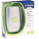 Verbatim 320 GB USB 2.0/FireWire 400 Portable External Hard Drive 96527