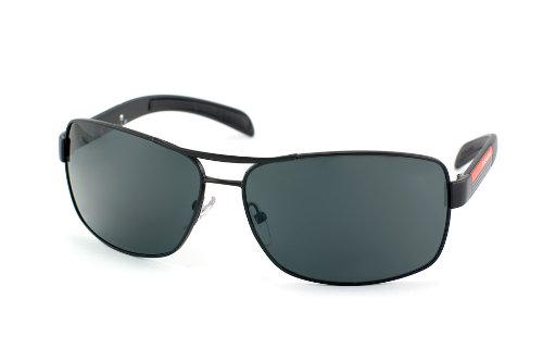 Prada Linea Rossa (Sport) 54i Semimat Black / Grey Metallgestell Sonnenbrillen