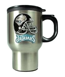 Jacksonville Jaguars Stainless Steel Thermal Mug W/ Pewter Emblem - NFL