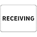 ELECTROMARK S1581-P10 Sign,Receiving,10X14In,Polyethylene
