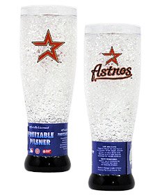 SportingGoods: Houston Astros Crystal Pilsner Glass