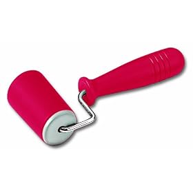 Kaiser Bakeware Kaiserflex Red Silicone 2-Inch Dough Roller by Kaiser