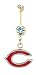 Chicago Bears belly button ring