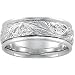 14K White Gold Bridal Duo Ring