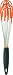 Chef'n Kitchzen Tall Silicone Whisk, Apricot