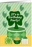 St. Patrick's Birthday Party Invitation Card