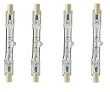 from RING Pack Of 4 - 300w 118mm Tungsten Linear R7s Halogen Floodlight Security Light Bulb