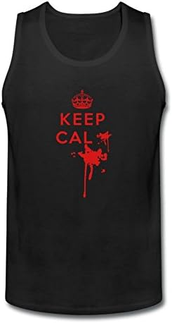 Chunrui Men Keep Cal Gallop Geek Tank top Black XXL