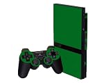 PlayStation 2 Slim  Skin   NEW   GROOVY GREEN system skins faceplate decal mod