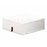 Cmple - Phone Surface Mount Box 6P4C-1port-WHITE