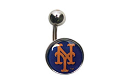 New York Mets NY Navel Belly Button Ring
