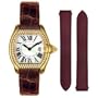 Cartier Roadster 18kt Yellow Gold Diamond Ladies Watch WE500160