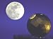 Moon Over Geodesic Dome, Designed by Steve Baer Artists Photographic Poster Print by John Dominis, 24x32