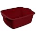 Sterilite 12-Quart Dish Pan, Red, 12-Pack