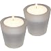 Heavy Duty 4 in 1 Candle Holder Frosted (Box 2) – versatile holder for tea lights and tapered candles!