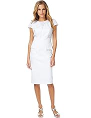Cotton Rich Broderie Peplum Shift Dress