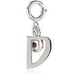 ELLE Jewelry Charms D Initial Sterling Silver 