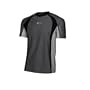 Descente Mens Running Genetic Tee, Iron, Medium
