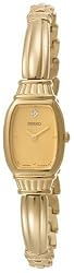 Seiko Women's SUJF26 Diamond Gold-Tone Watch