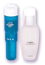 Doc Johnson i-Vibe Blueberry Pocket Rocket Vibrator and Personal i-Lubricant