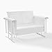 Crosley Furniture Bates Loveseat Glider - Red