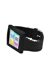 EagleC iPod Nano 6th Generation Silicone Watch Wristband Case - Black